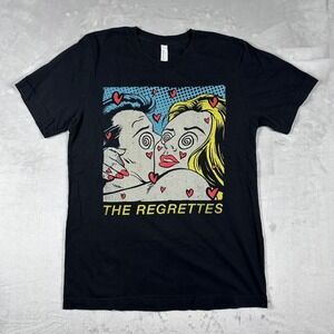 The Regrettes Band T-Shirt Unisex Medium Black Excellent 2019 Tour Graphic Tee